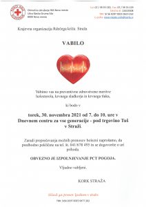 Meritve Rdeči križ